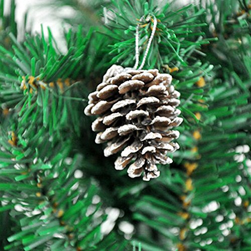 9-Piece Christmas Pine Cones Ornaments: Festive Xmas Decor