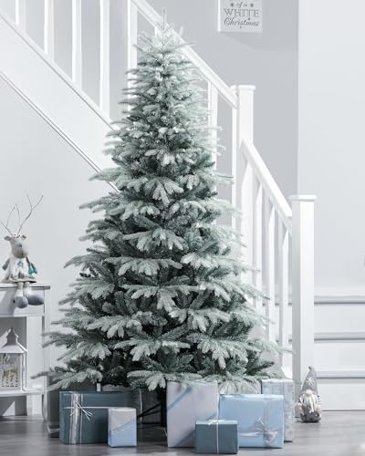 Frosted Siberian Mixed Pine Christmas Tree, 6 ft