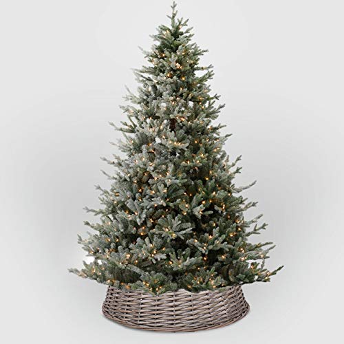 Large Wicker Christmas Tree Skirt: Festive Xmas Decoration