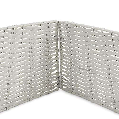 SA Products Christmas Tree Skirt - Grey Wicker Square