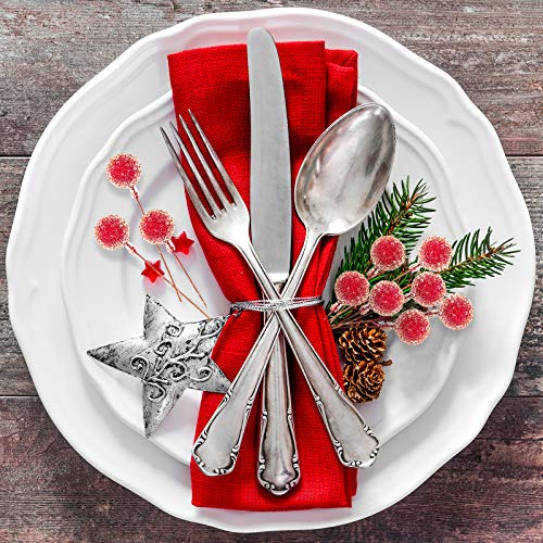 Whaline Artificial Frosted Holly Berries Christmas Frosted Berry Picks Red Mini Fruit Berry Flower Ornament for Xmas Tree Wreath Garland DIY Craft Home Wedding Christmas Winter Party Decor, 100Pcs