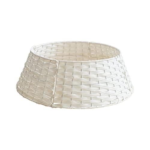 Festive Rattan Tree Skirt for Christmas Decor