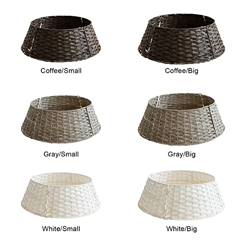 Festive Rattan Tree Skirt for Christmas Decor