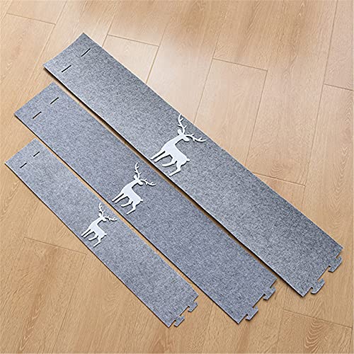 Small Gray Reindeer Christmas Tree Collar Basket