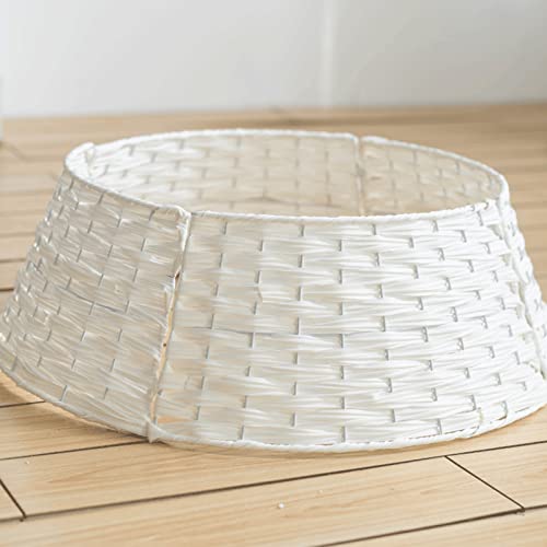 Festive Rattan Tree Skirt for Christmas Decor