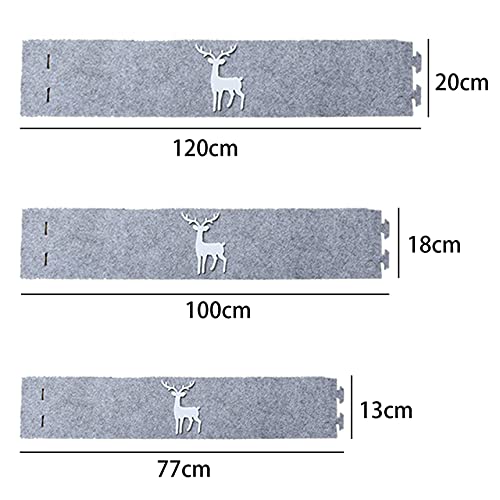 Small Gray Reindeer Christmas Tree Collar Basket