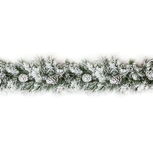 CHARLIES Snow & Pinecone Christmas Garland - 1.8m