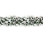 CHARLIES Snow & Pinecone Christmas Garland - 1.8m