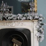 CHARLIES Snow & Pinecone Christmas Garland - 1.8m
