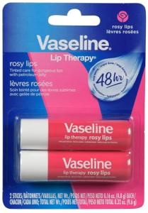 2 PACK Vaseline Lip Therapy Stick Rosy Lips | Intensive Lip Repair Treatment