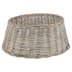 Whitewash Rattan Wicker Large Christmas Tree Skirt