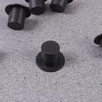 Toyvian 100pcs Mini Black Top Hats Plastic Magician Hats Christmas Black Top Hats for DIY Craft Embellishing Creating Party Supplies S