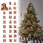 Personalized Letter Christmas Tree Ornaments