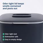 Blue Ginkgo Odor-Free Kitchen Compost Bin 2.6L