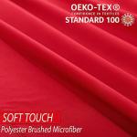 Soft Red Twin Sheet Set - Breathable & Comfy