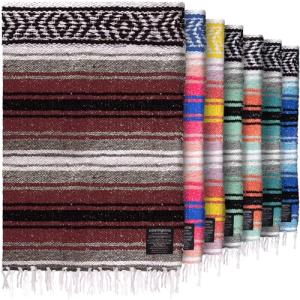 Authentic Mexican Falsa Blanket for Outdoor Fun