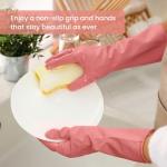 Set of 4 Reusable Rubber Cleaning Gloves