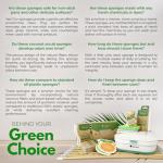 Biodegradable Coconut and Cellulose Sponges - 6 Pack