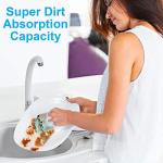 12-Pack Reusable Kitchen Towels - Double-Sided Microfiber