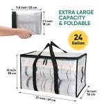 Oversized Clear Moving Bags with Reinforced Handles