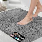 Eco-Friendly Non-Slip Chenille Bath Mat 24x17