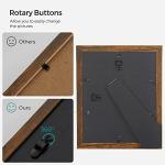 Rustic Brown Collage Picture Frames Set of 10