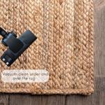 Handwoven Jute Area Rug - Vintage Beige