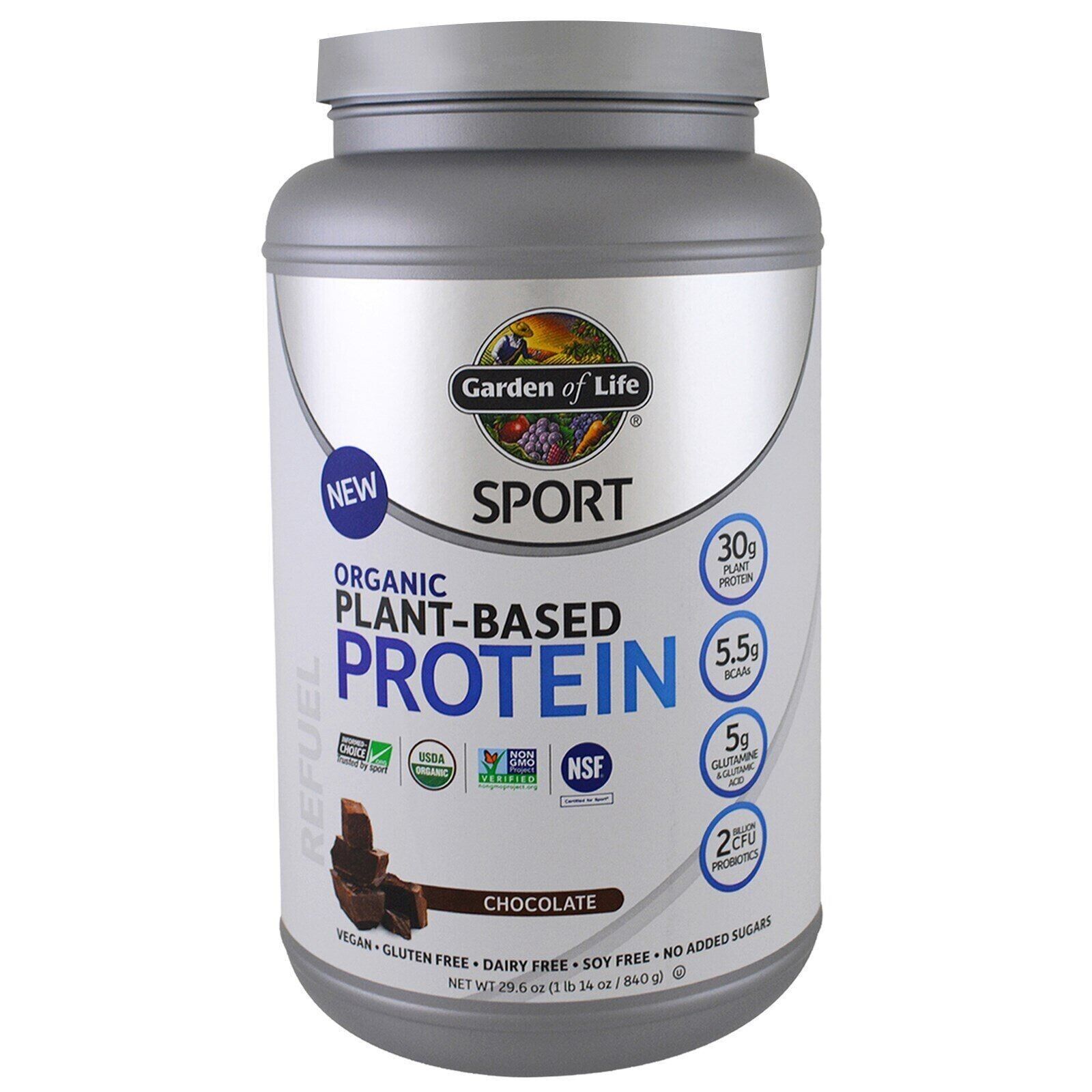Organic Vanilla Plant-Based Protein Powder 806g