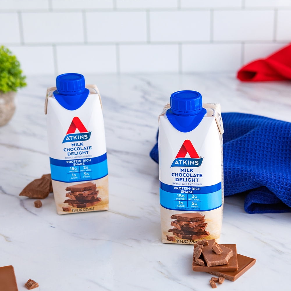 Atkins Milk Chocolate Protein Shake 4-Pack