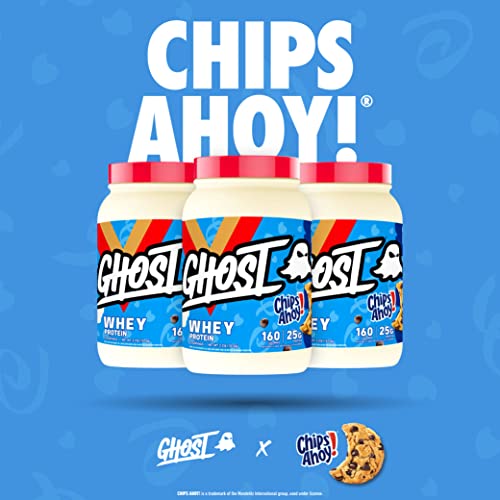 GHOST WHEY Protein Powder, Chips Ahoy! 2lb