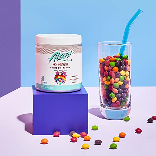 Alani Nu Sugar-Free Pre Workout Powder - Rainbow Candy
