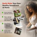 Humble House 2L Fermentation Crock for Sauerkraut