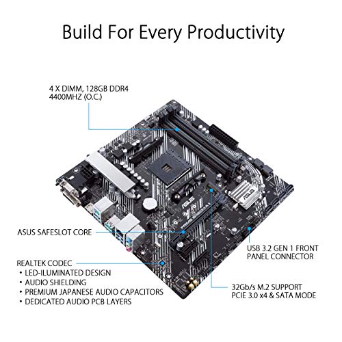ASUS Prime B450M-A II AMD Micro ATX Motherboard