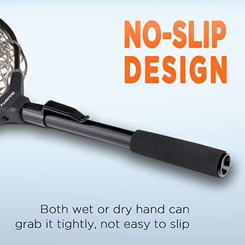 PLUSINNO Rubber Net for Fly Fishing, 40.6 cm