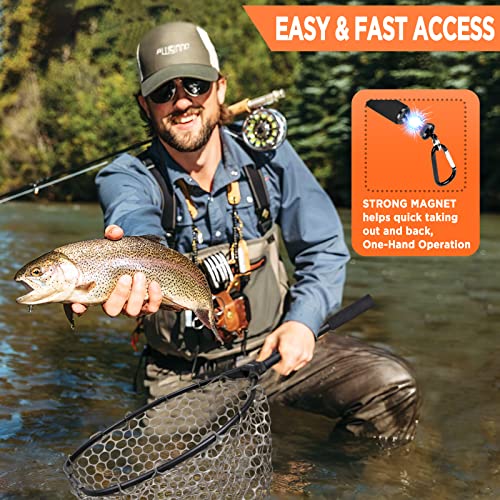 PLUSINNO Rubber Net for Fly Fishing, 40.6 cm
