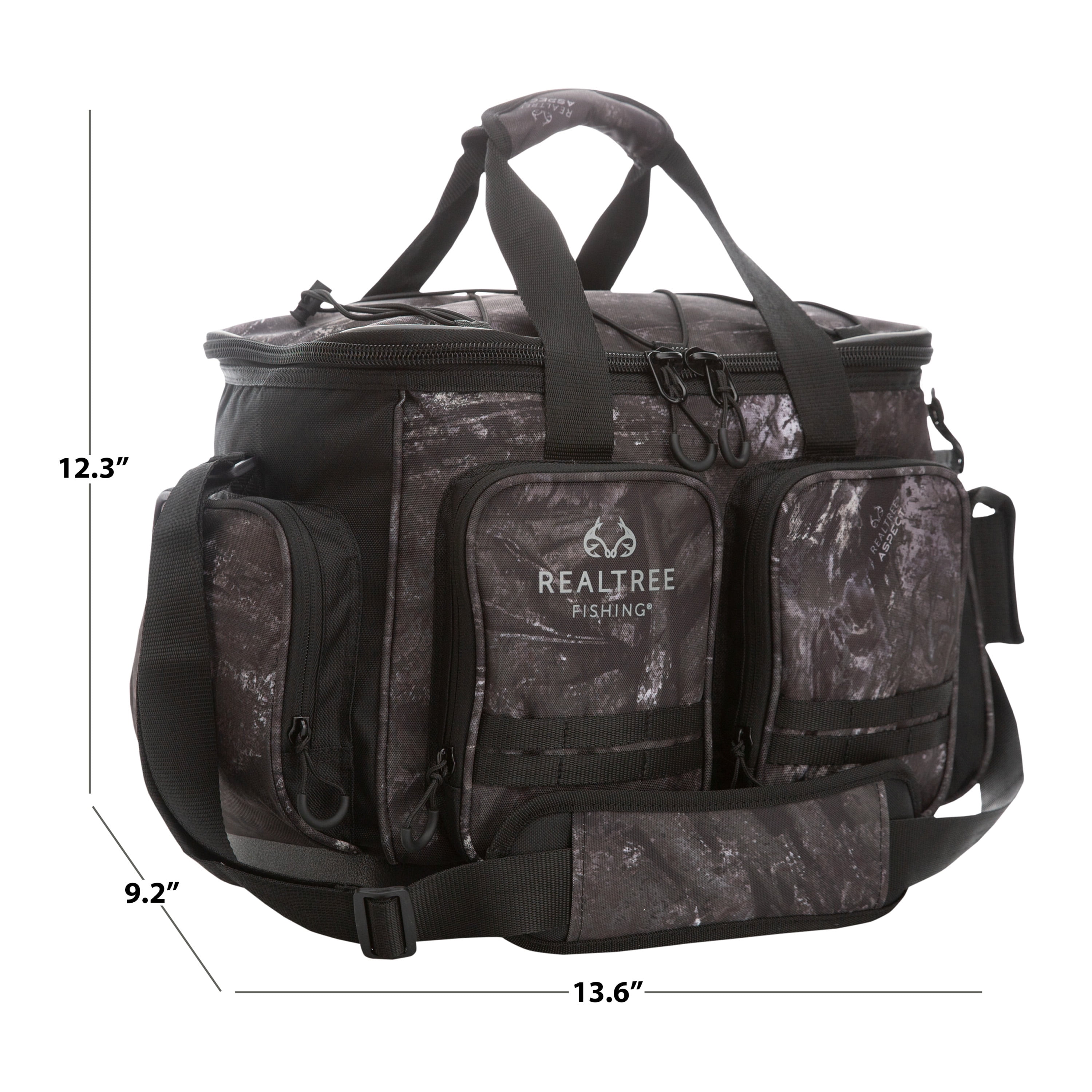 Large Gray Camo Tackle Bag - 36L