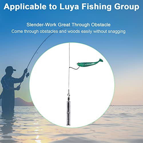 30 Fishing Weights and Hooks Set