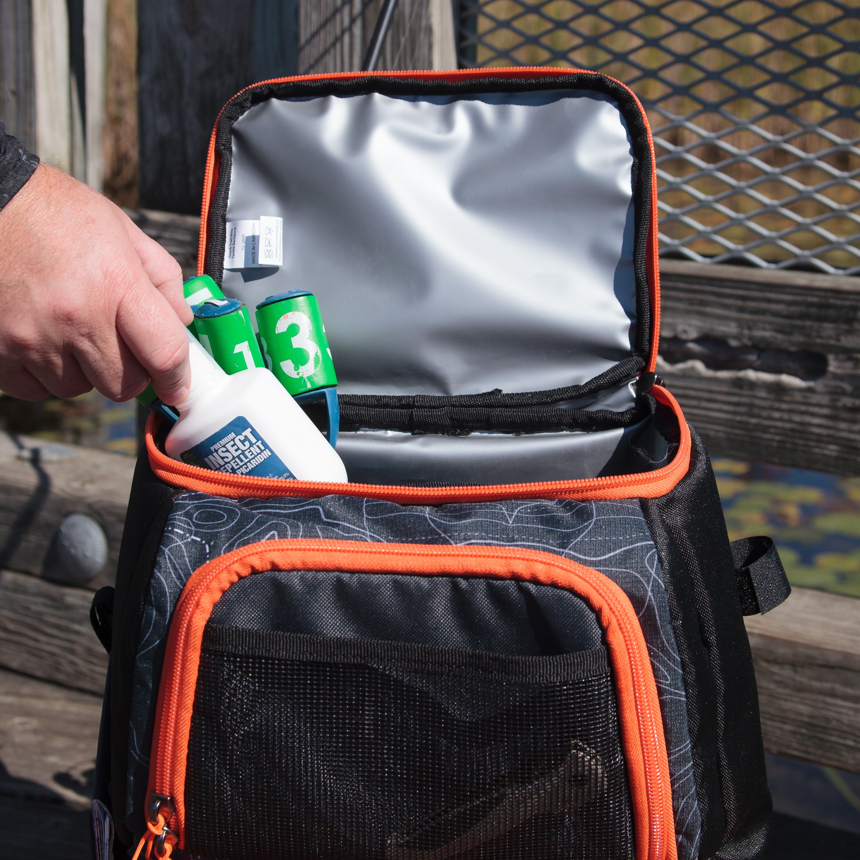 Ozark Trail Elite Fishing Tackle Backpack and Cooler