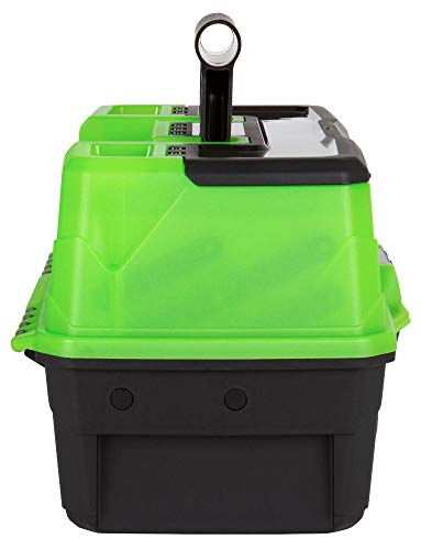 Flambeau 3-Tray Portable Tackle Box, Frost Green