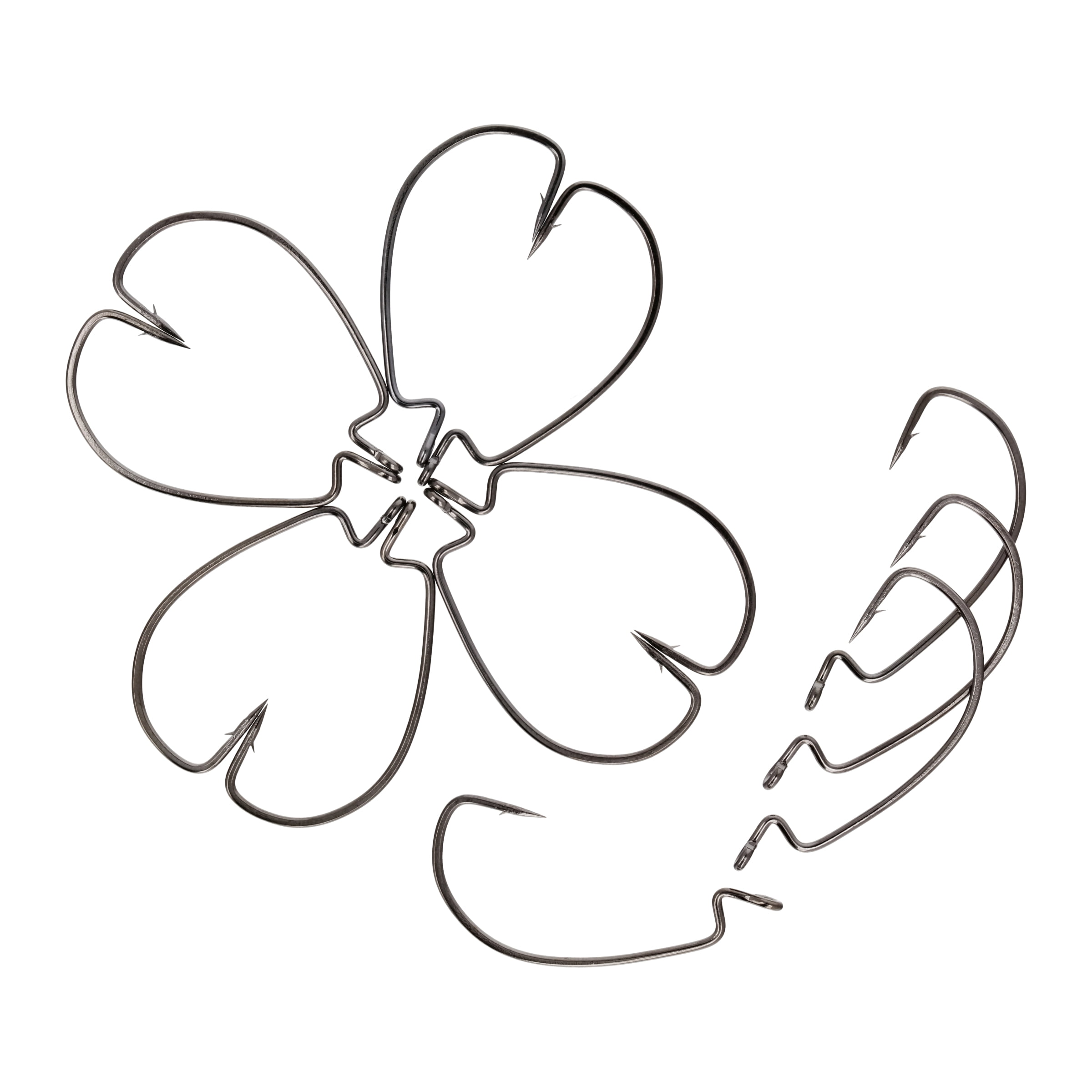 Eagle Claw Heavy Wire EWG Worm Hooks 3/0