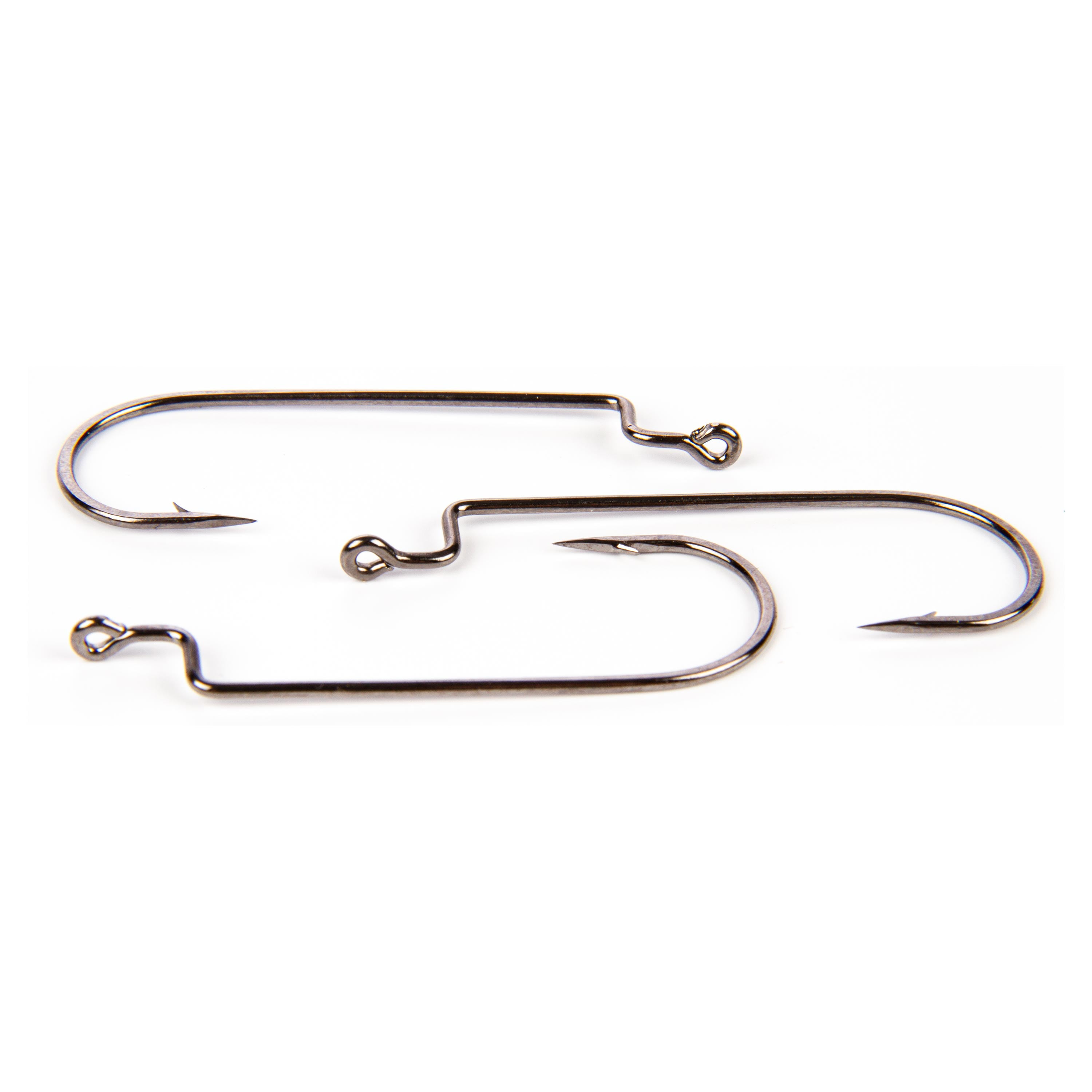 Ozark Trail High Carbon Steel Worm Hooks - Size 2/0