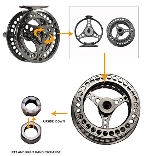 Fly Reel 7/8WT CNC Machined Aluminum Fly Fishing