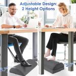 CushZone Adjustable Foot Rest for Gaming and Work