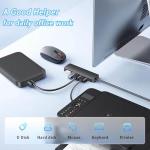VIENON 4-Port USB 3.0 Hub for Gaming Gear