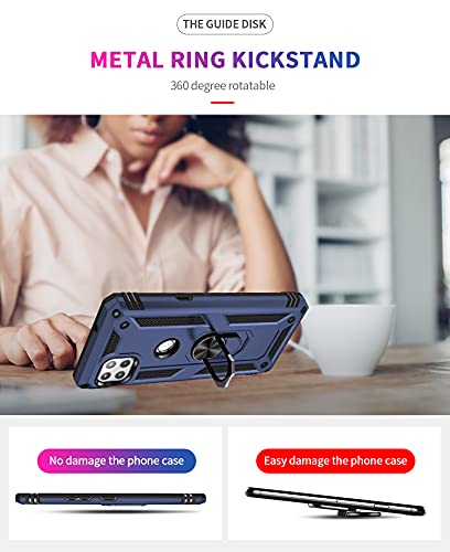 Moto One 5G Ace Metal Ring Kickstand Case