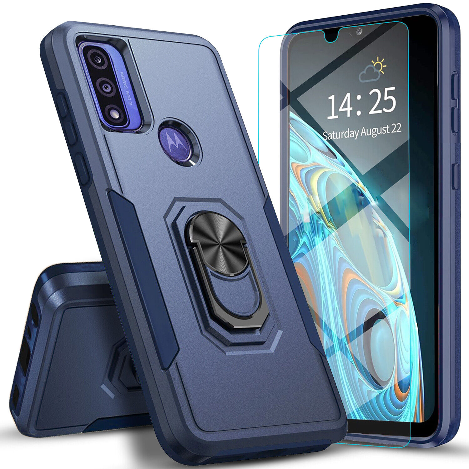 Motorola Moto G Play 2023 Case + Glass Cover