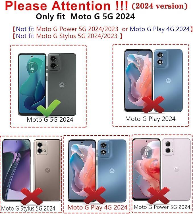 Motorola Moto g 5G 2024 Full Body Phone Case