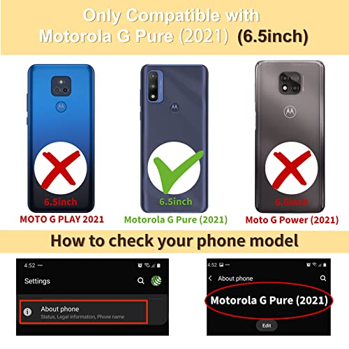 Coralogo Butterfly Phone Case for Moto G Pure