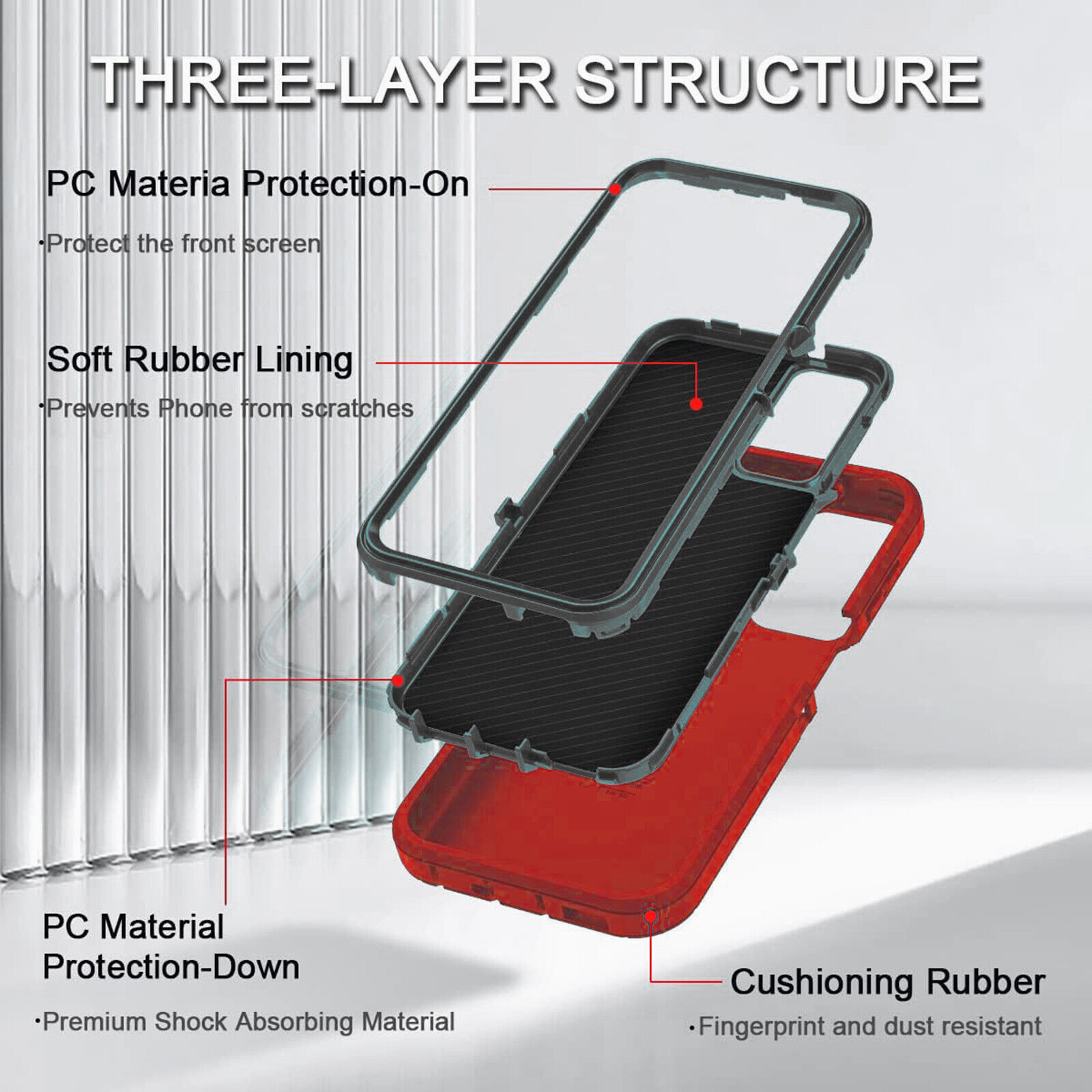 Motorola Moto G Power 2022/Pure Shockproof Case & Glass