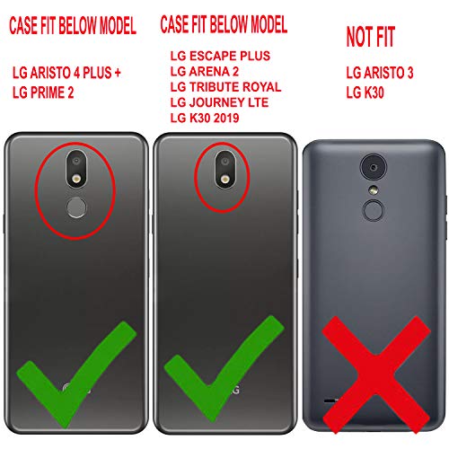 LG Journey LTE Phone Cases with Tempered Glass Protector